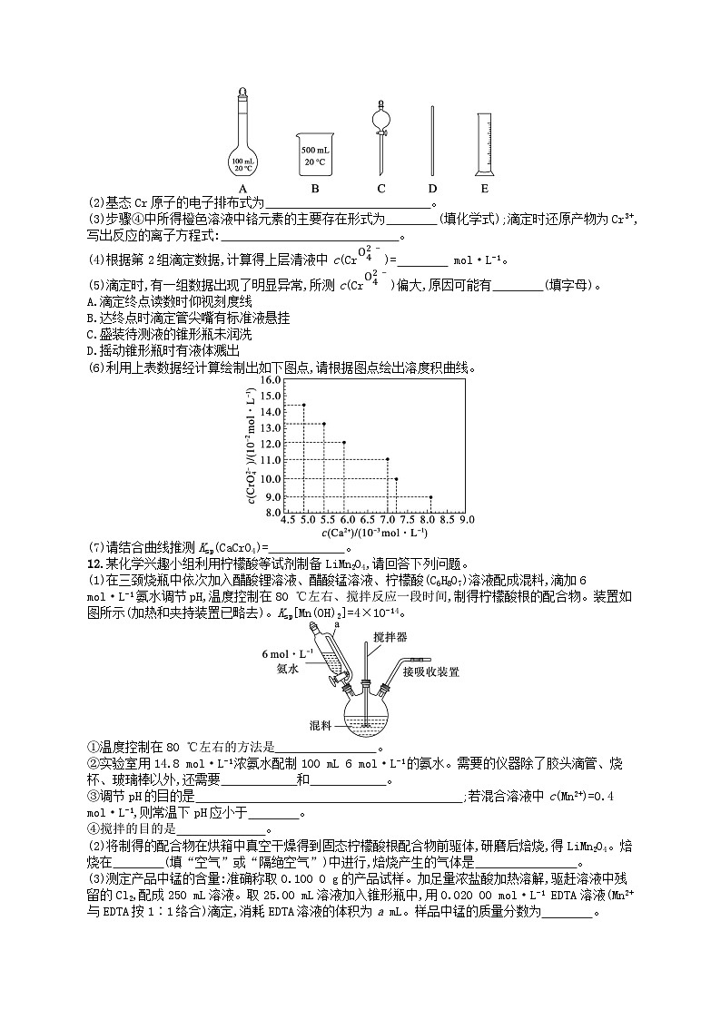 新高考新教材广西专版2024届高考化学二轮总复习专题突破练2常用化学计量与应用第3页