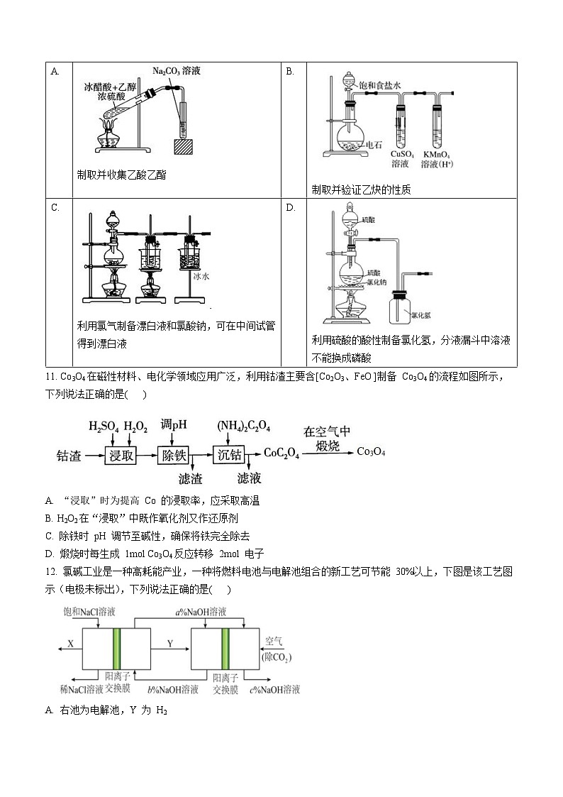 江西省重点中学盟校2024届高三下学期第一次联考化学试卷（Word版附答案）第3页