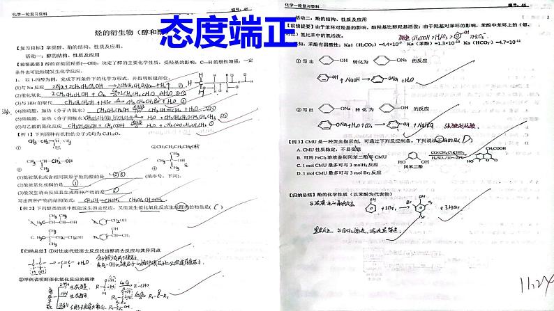 2024届高三化学一轮复习   烃的衍生物（醇和酚） 课件第4页