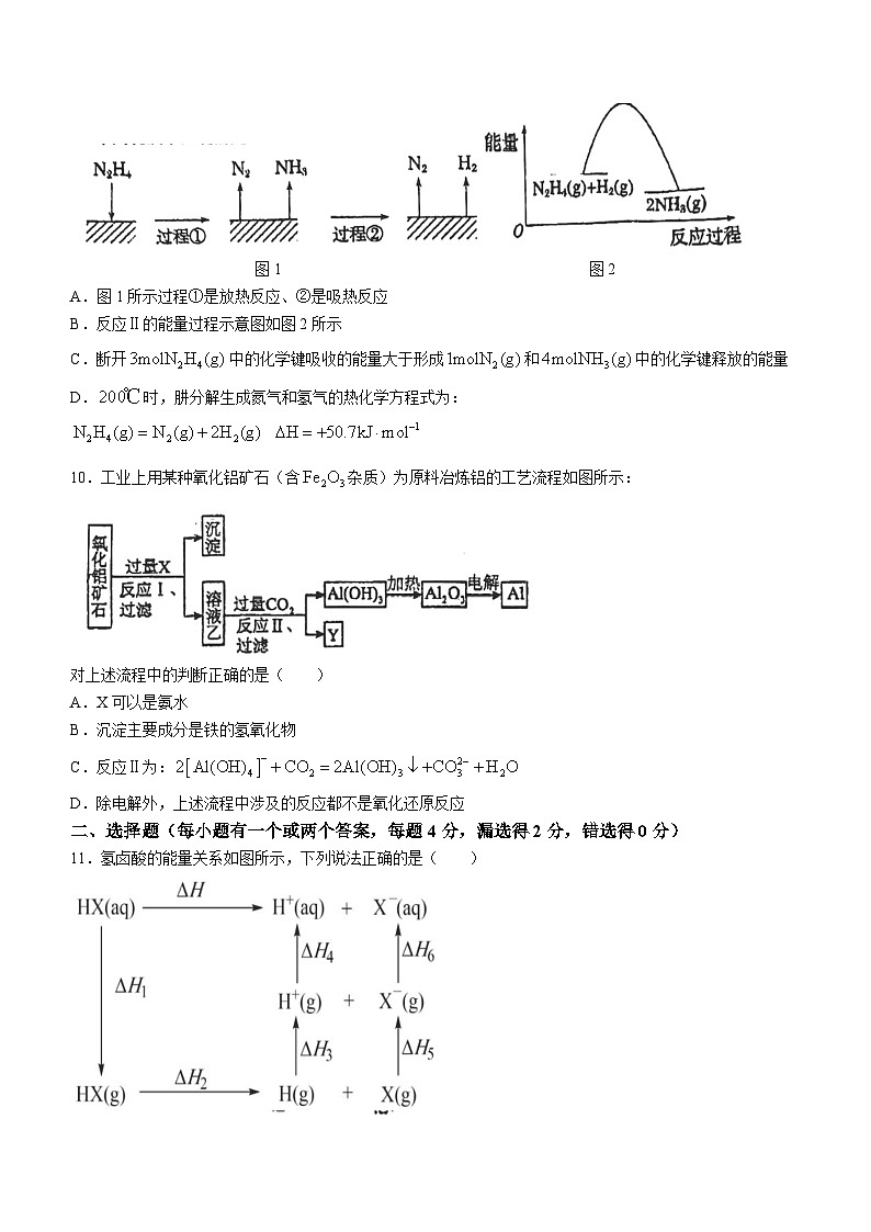 山东省烟台市莱州市第一中学2023-2024学年高一下学期3月月考化学试题03