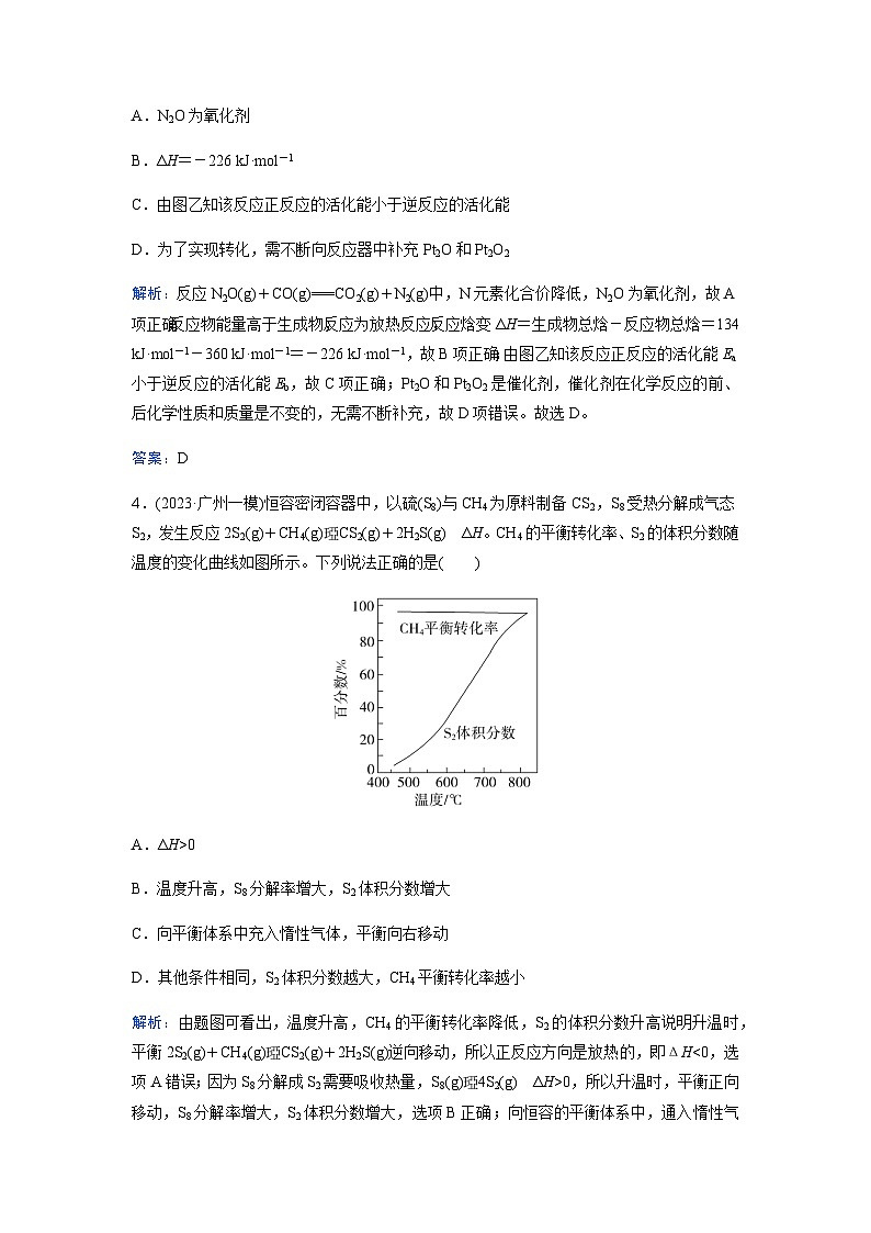 2024届高考化学二轮复习专题强化练(八)含答案第3页