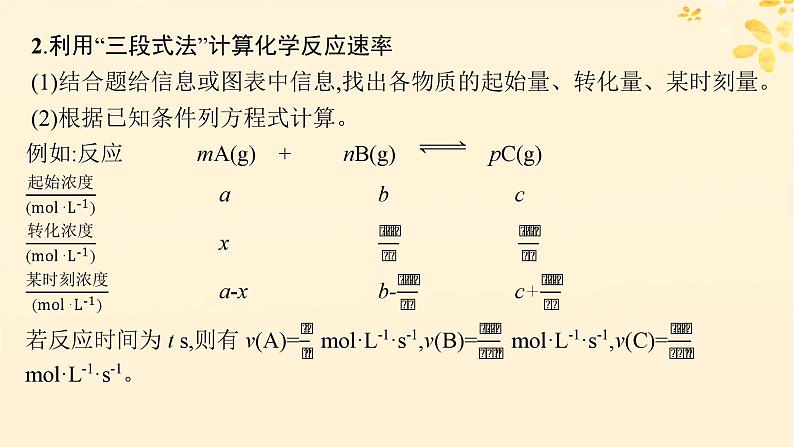 适用于新高考新教材备战2025届高考化学一轮总复习第7章化学反应速率与化学平衡第34讲化学反应速率及影响因素课件第8页