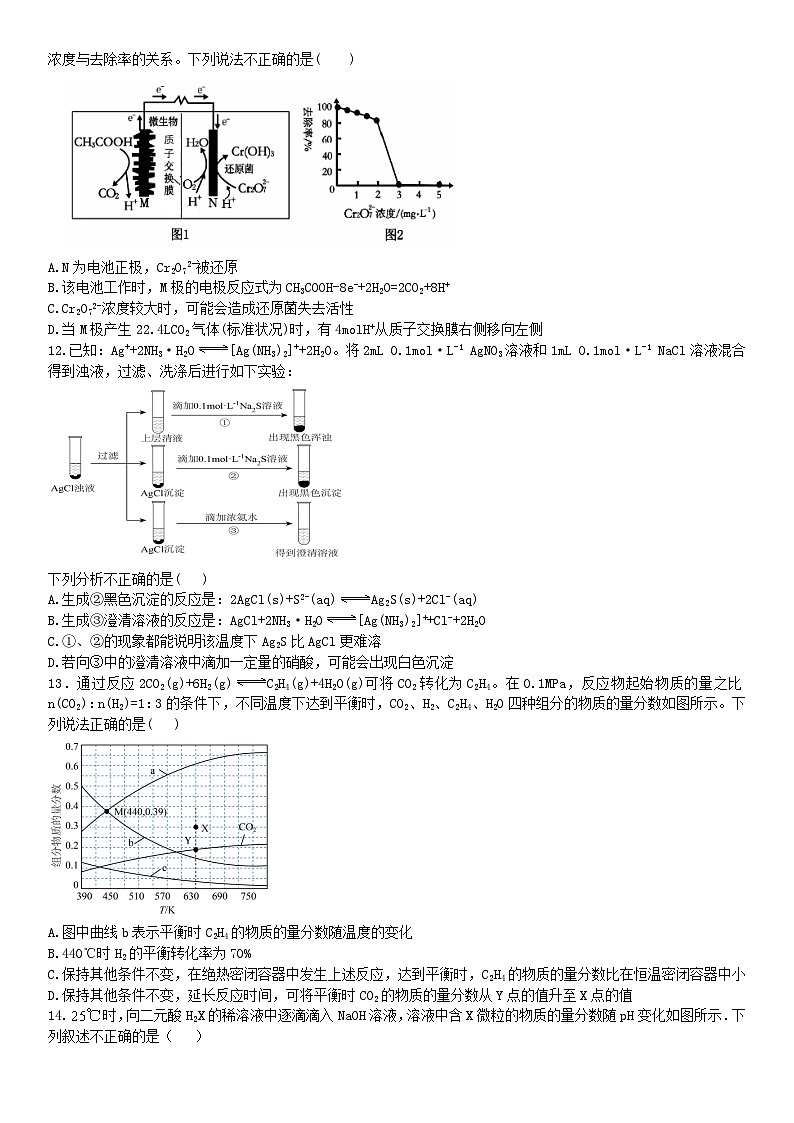 湖南省长沙市南雅中学2023-2024学年高二下学期第一次月考化学试题第3页
