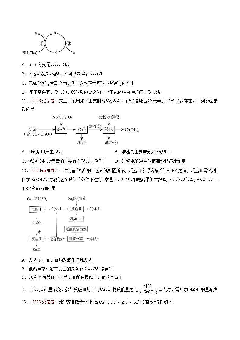 专题04 常见无机物的性质、用途与转化（学生版）第3页