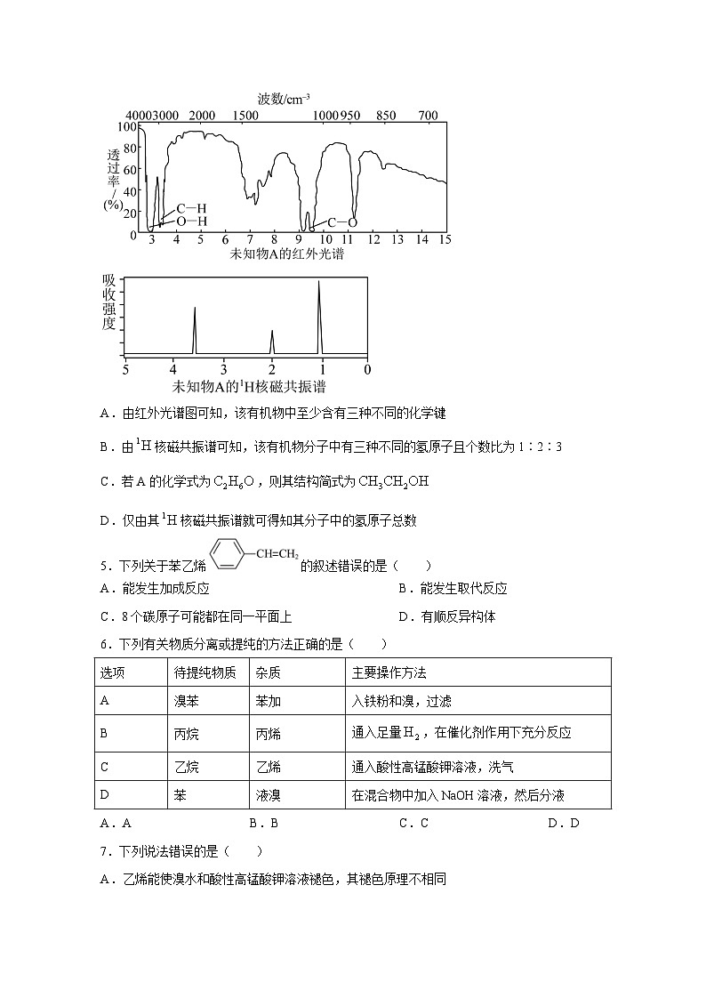 山东省德州市2023-2024学年高二下学期3月月考化学模拟试题（附答案）第2页