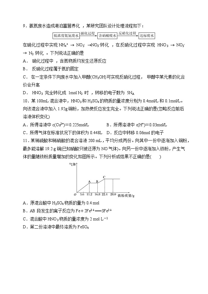 江西省南昌市江西师范大学附属中学2023-2024学年高一下学期化学素养测试试题（Word版附解析）第3页