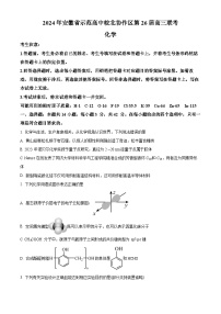 安徽省示范高中皖北协作区2024届高三联考化学试题（原卷版+解析版）