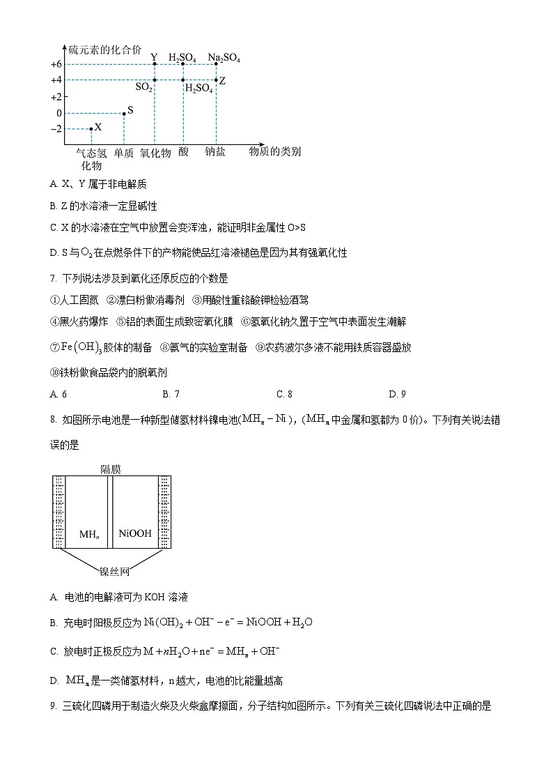 2024辽宁省协作校高三下学期第一次模拟考试化学含解析03