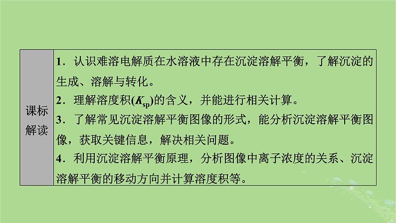 2025版高考化学一轮总复习第8章水溶液中的离子反应与平衡第30讲沉淀溶解平衡课件02