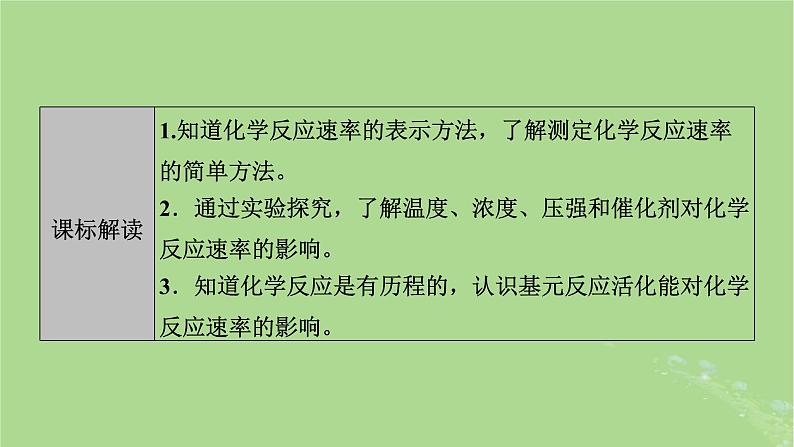 2025版高考化学一轮总复习第7章化学反应速率和化学平衡第23讲化学反应速率及影响因素课件第2页