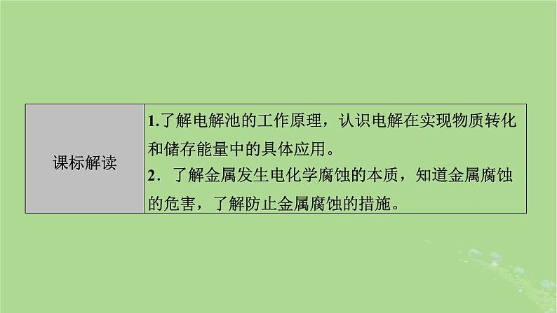 2025版高考化学一轮总复习第6章化学反应与能量第22讲电解池金属的腐蚀与防护课件02