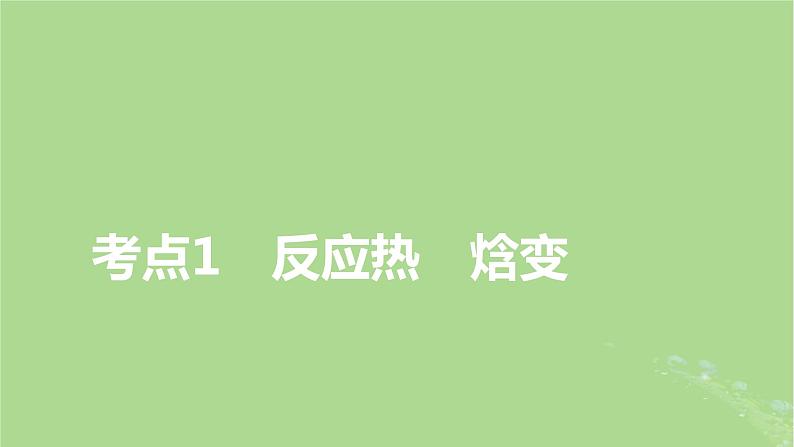 2025版高考化学一轮总复习第6章化学反应与能量第20讲反应热及计算课件第3页