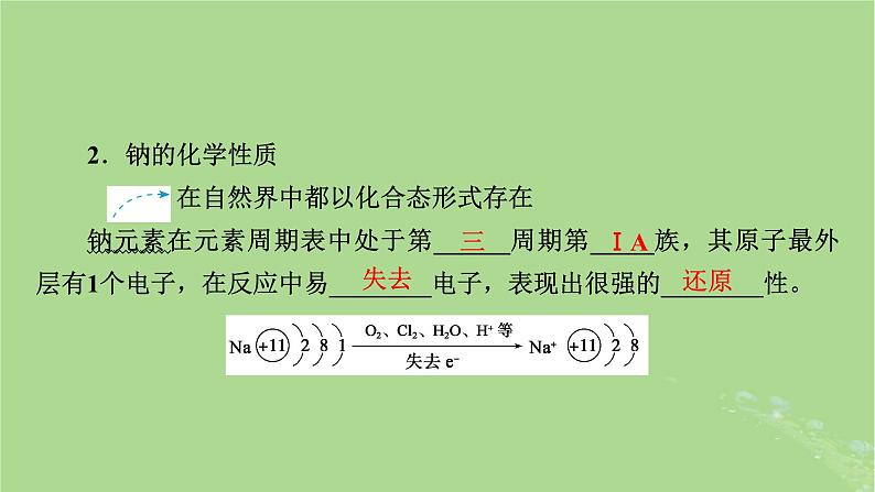 2025版高考化学一轮总复习第3章金属及其化合物第8讲钠及其重要化合物碱金属课件05