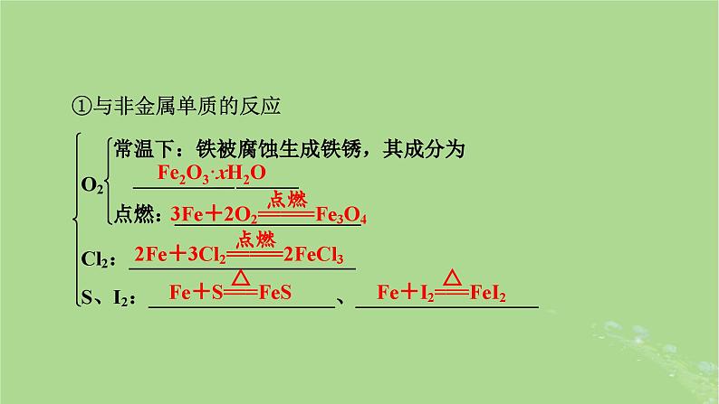 2025版高考化学一轮总复习第3章金属及其化合物第9讲铁及其重要化合物的性质和应用课件08