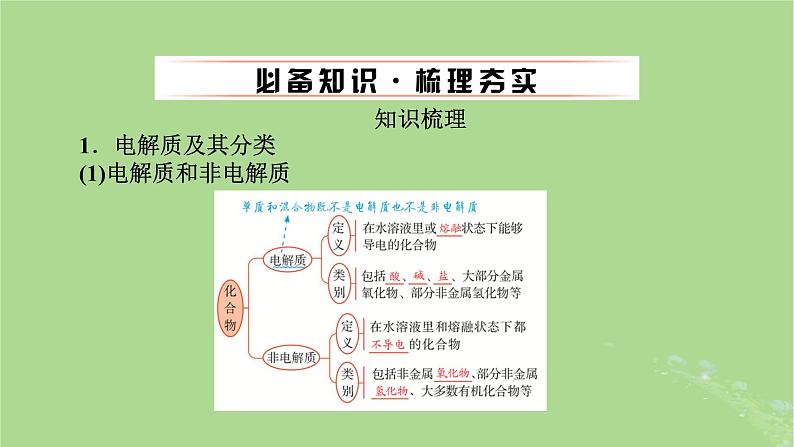 2025版高考化学一轮总复习第1章化学物质及其变化第2讲离子反应和离子方程式课件04