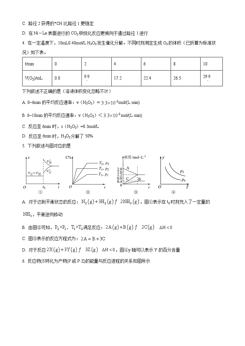 安徽省芜湖市第一中学2022-2023学年高二上学期10月月考化学试卷（Word版附解析）02