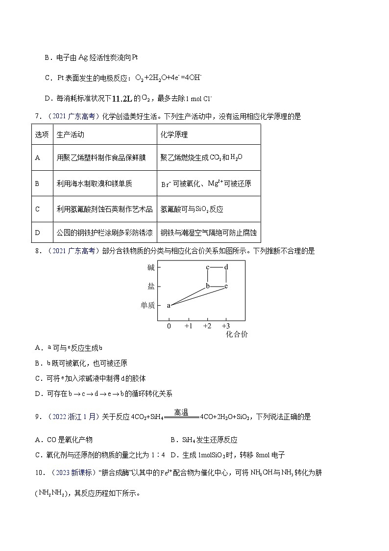 真题重组卷02 -冲刺2024年高考化学真题重组卷（广东专用）03