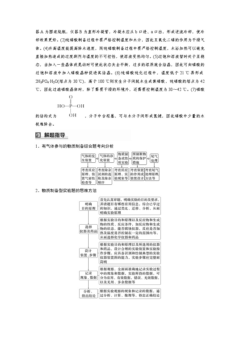 第一篇　主题五　综合大题题型研究(Ⅰ)——化学实验　类型1　以无机物制备为主线的综合实验第3页
