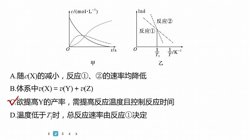 第一篇　主题九　选择题21　化学反应速率和化学平衡移动图像第8页