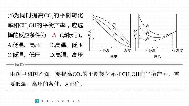 第一篇　主题九　热点题空17　化学反应速率与化学平衡文字说理题-2024年高考化学二轮复习课件08