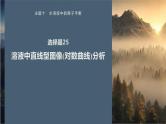 第一篇　主题十　选择题25　溶液中直线型图像(对数曲线)分析-2024年高考化学二轮复习课件
