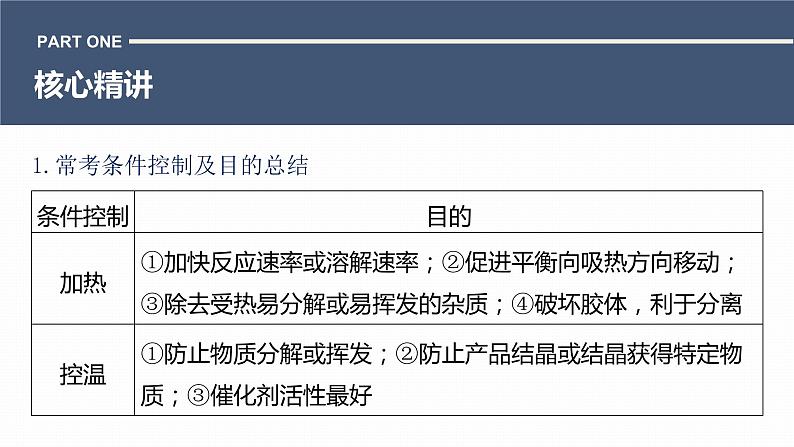 第一篇　主题十　热点题空19　化工流程中试剂用量及温度控制分析-2024年高考化学二轮复习课件03