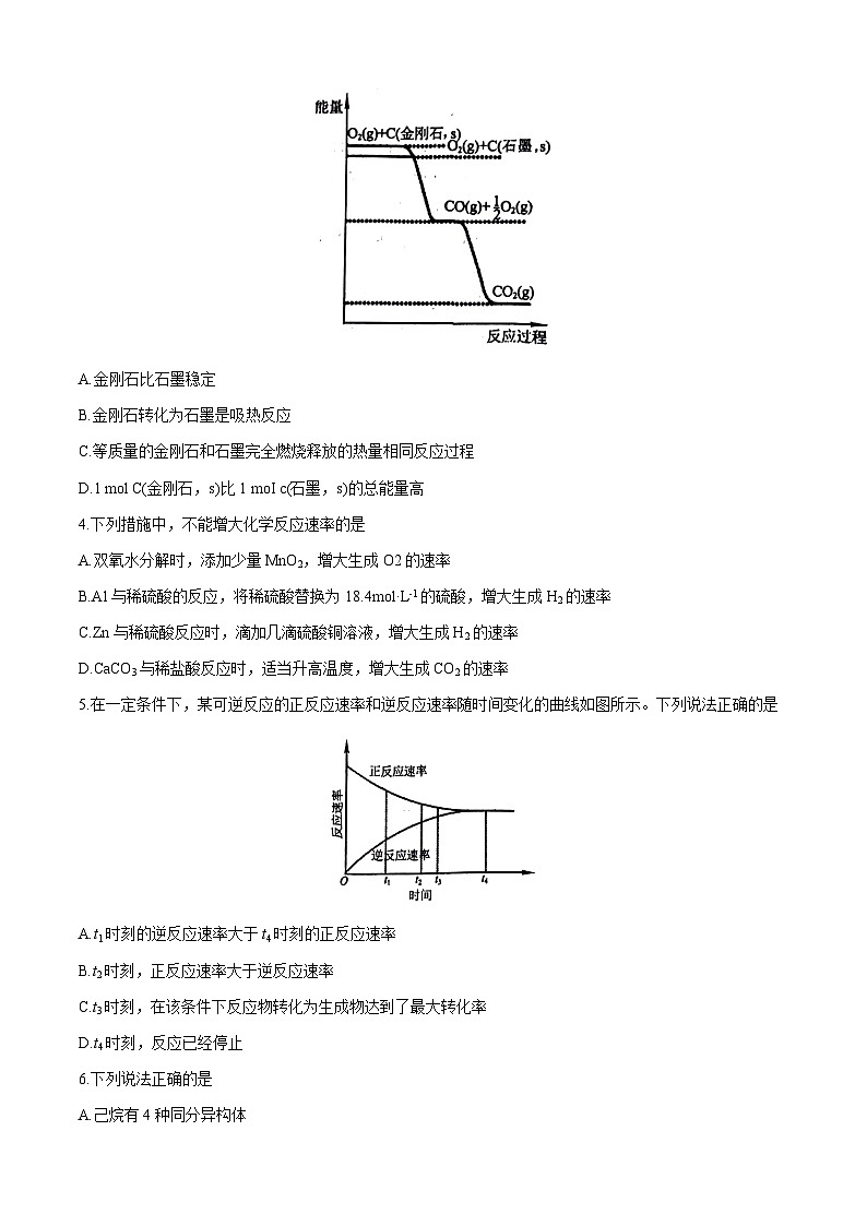 河南省洛阳市2023-2024学年高一下学期4月期中考试化学试题（含答案）02