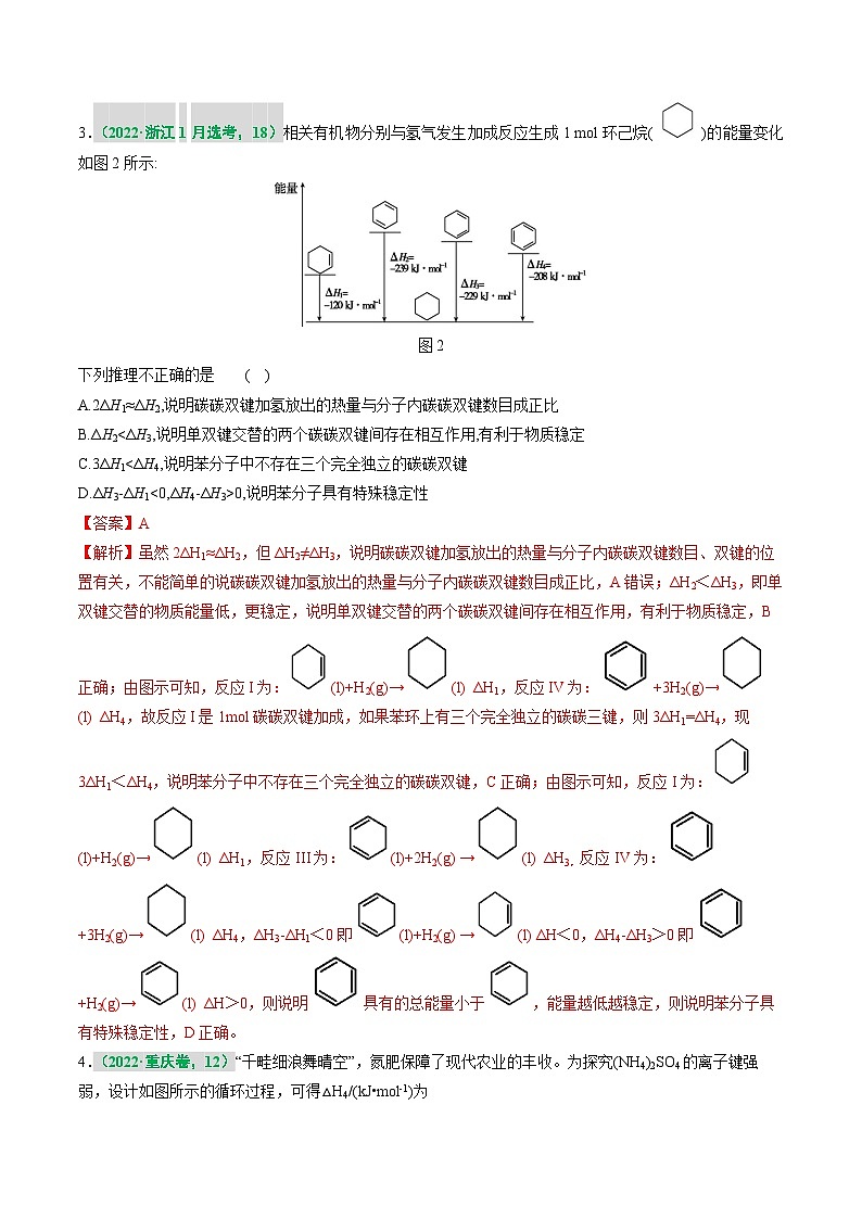 专题八 化学反应中的能量变化  反应机理（解析版）第3页