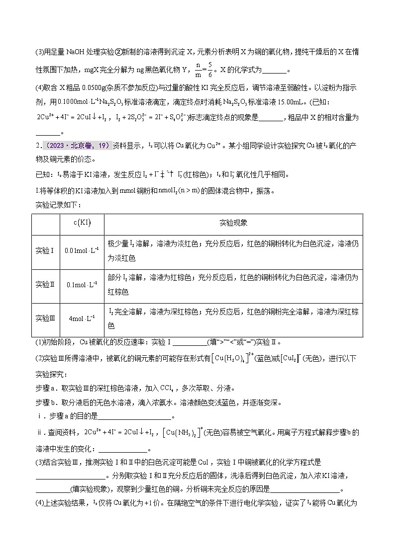 专题十五 化学实验综合题（原卷版）第2页