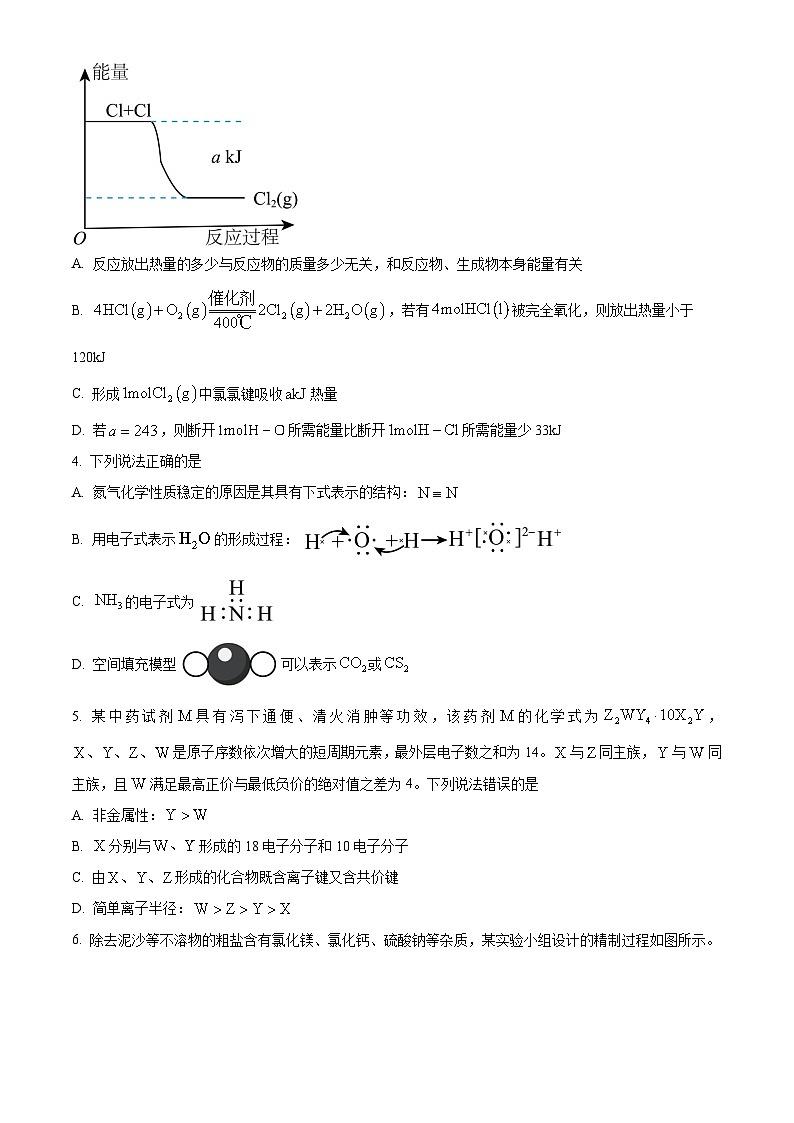 云南省昆明市师范大学实验中学2023-2024学年高一下学期三月月考化学试题（Word版附解析）02