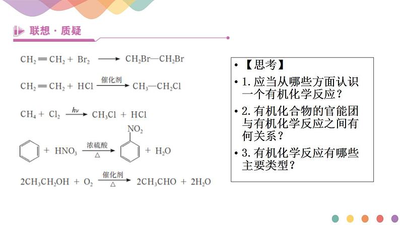 【新教材精创】2.1.1 有机化学反应的主要类型 课件-鲁科版选择性必修3（共37张PPT）第3页