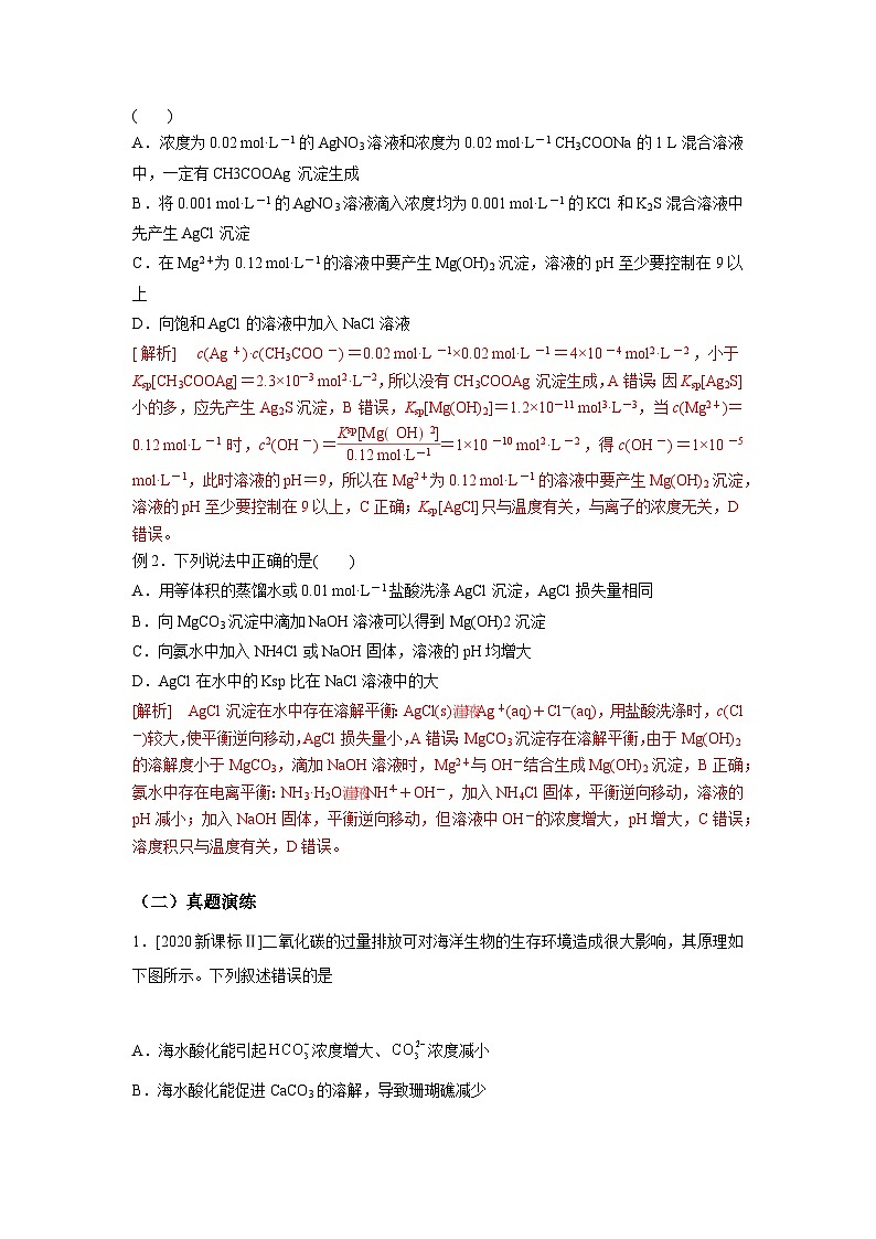 新高考化学二轮备考选择题高频热点特训习选择题专项突破专项突破19 难溶电解质的沉淀溶解平衡第3页