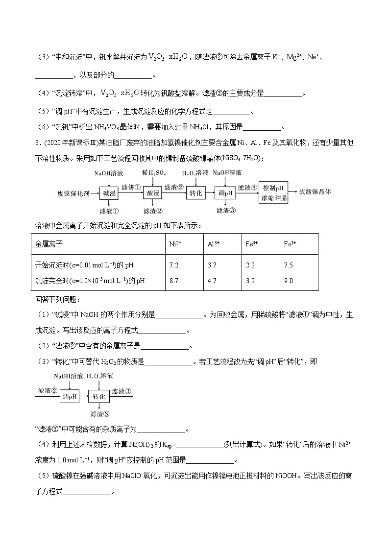 2022年高考化学一轮复习考点分层练专题15  工艺流程第2页