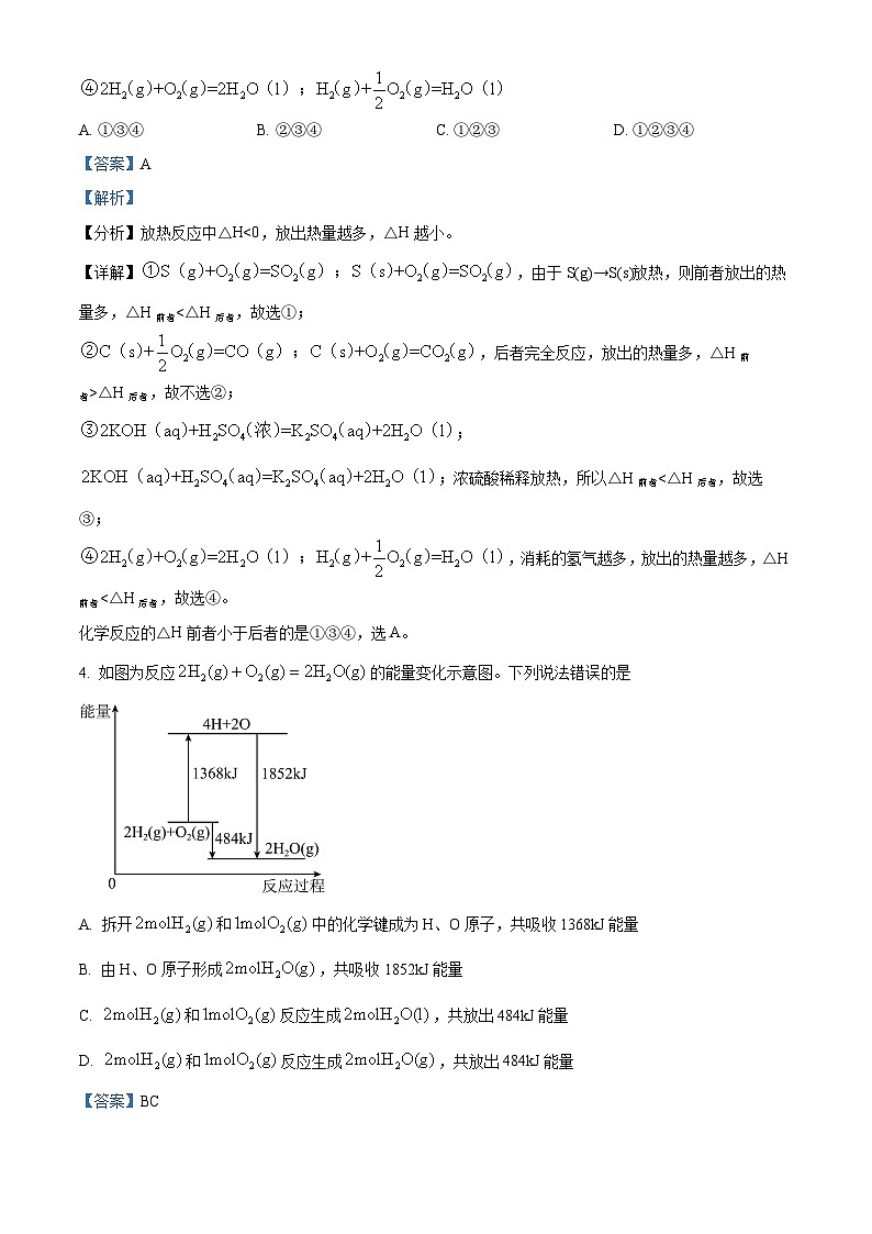 上海市杨浦高级中学2023-2024学年高二下学期期中考试化学试卷（等级）（原卷版+解析版）03