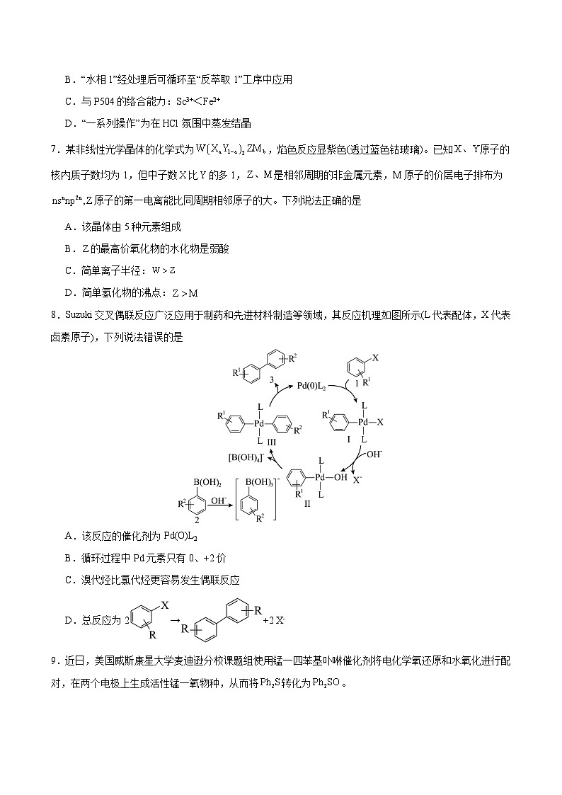 2024年高考押题预测卷—化学（福建卷02）（考试版）第3页