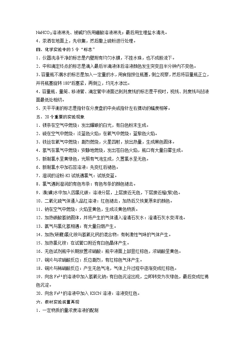 第二篇　专题五　再现化学实验常考知识及装置图（学生版）第2页