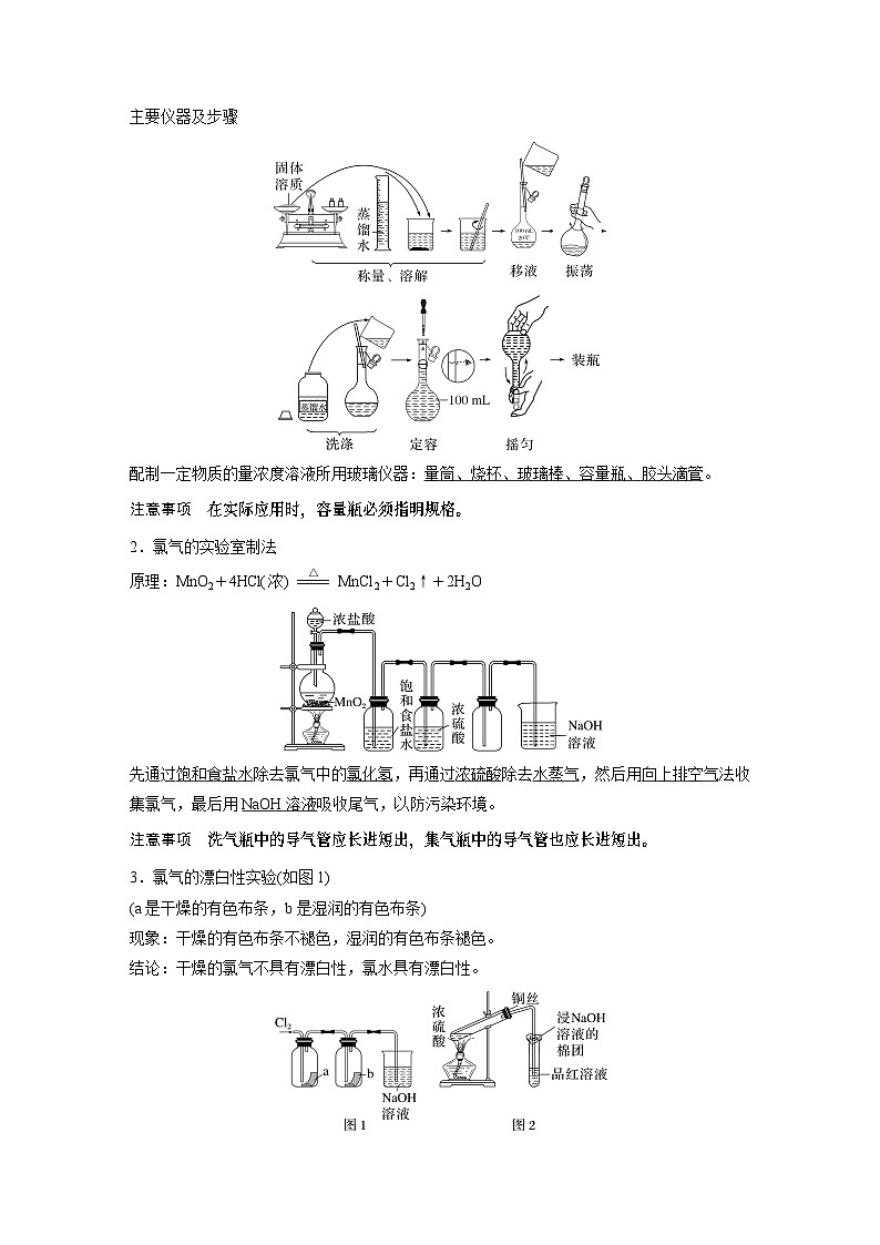 第二篇　专题五　再现化学实验常考知识及装置图（学生版）第3页