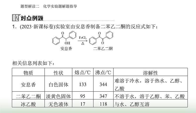 2024届高考化学二轮复习题型二化学实验题解题指导课件第3页