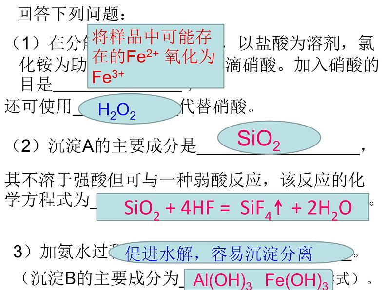 化学工艺流程专题-高考化学二轮复习课件第8页