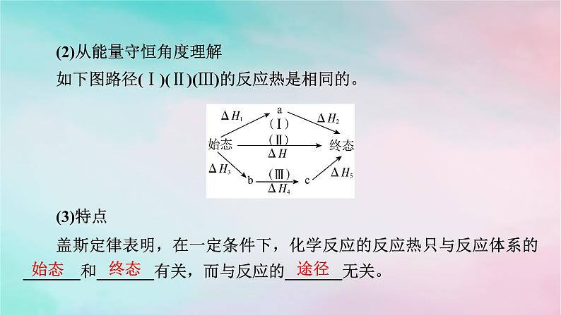 2025版新教材高中化学第1章化学反应的热效应第2节反应热的计算课件新人教版选择性必修104