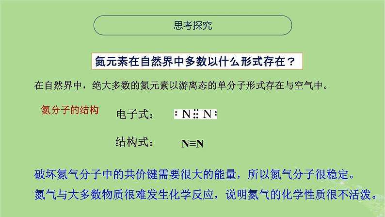 2024年同步备课高中化学7.1.1氮的固定课件苏教版必修第二册第5页