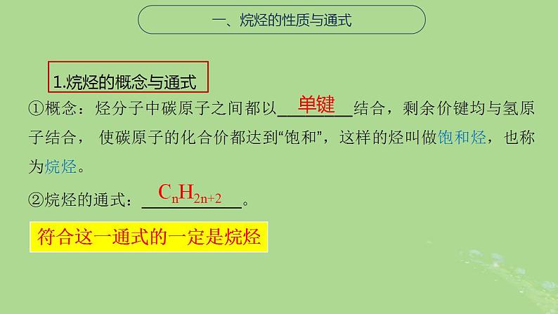 2024年同步备课高中化学8.1.1烷烃与同系物课件苏教版必修第二册06