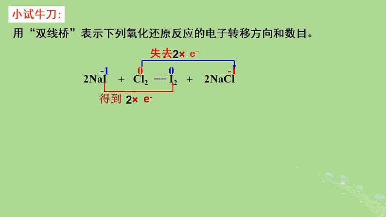 2024年同步备课高中化学1.3.2氧化还原反应2课件新人教版必修第一册第5页