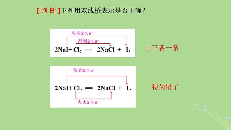 2024年同步备课高中化学1.3.2氧化还原反应2课件新人教版必修第一册第7页