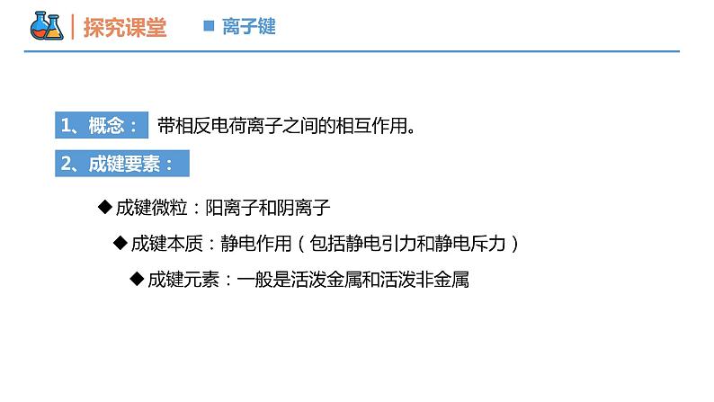 第四章第三节 第一课时 离子键（同步课件）-2024-2025学年高一化学同步备课（人教版2019必修第一册）第6页