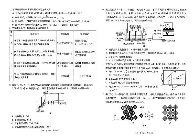 贵州省2024年高三下3+3+3备考诊断二模联考化学试题第2页