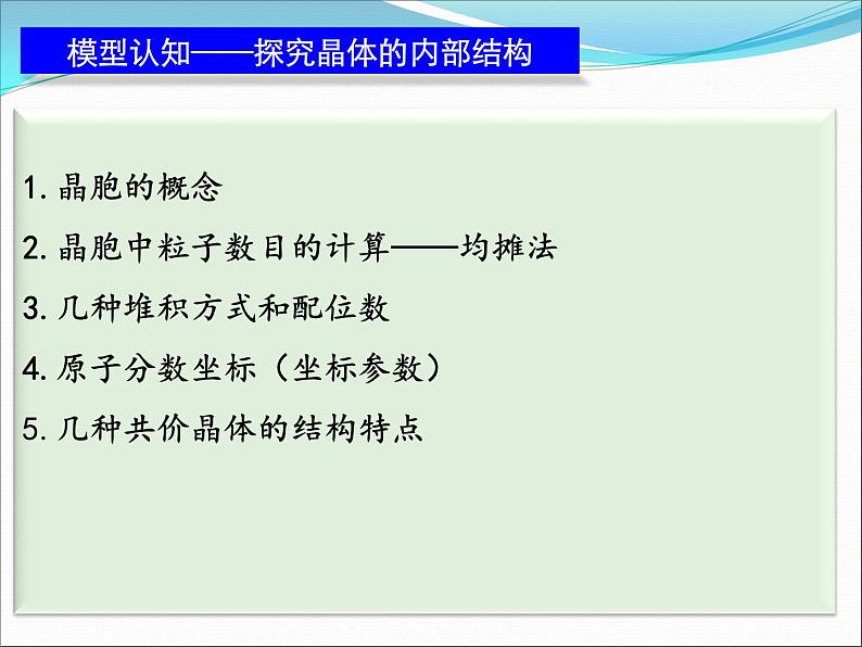 2024届高三化学一轮复习  专题复习-晶体课件第6页