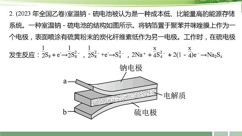 课件：2024届高考化学增分小专题：《新型化学电源应用与突破》第5页