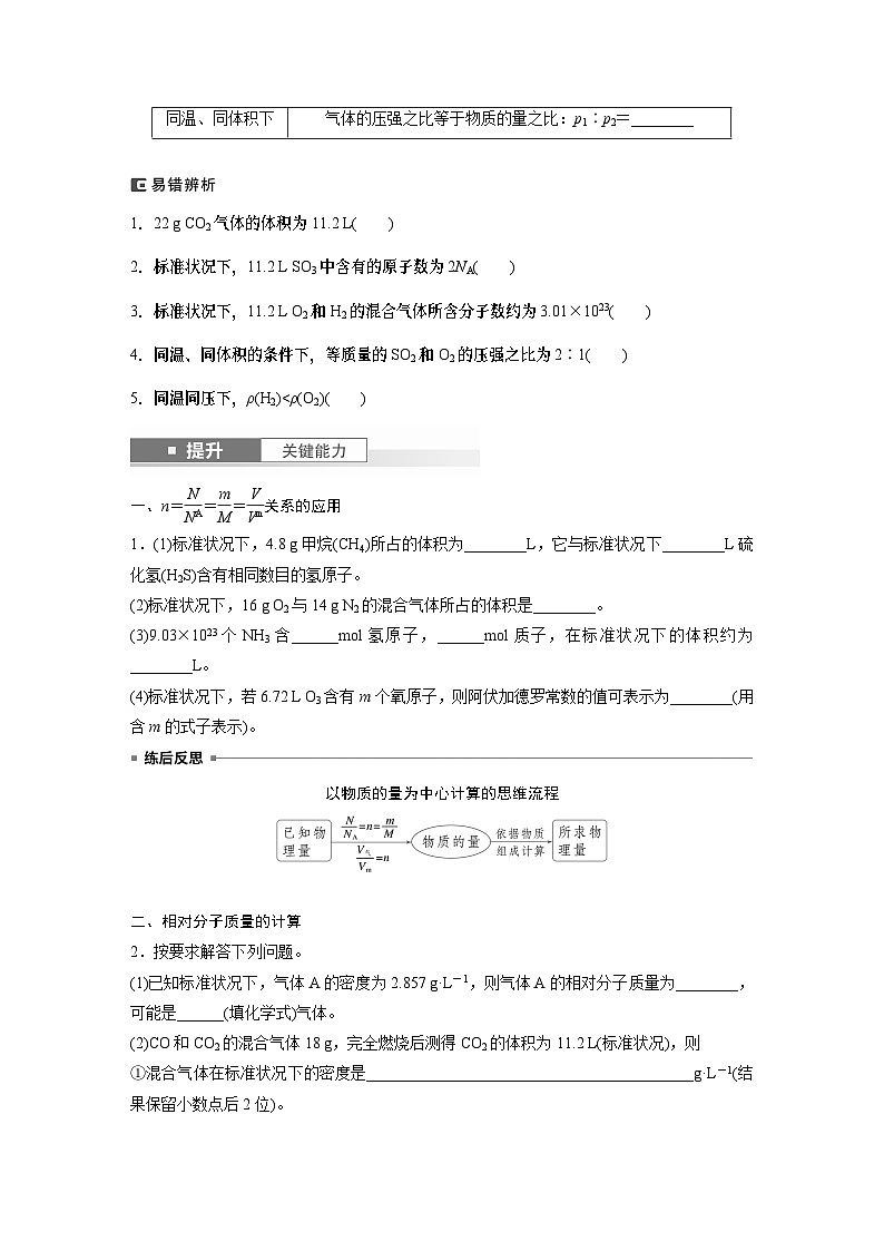 大单元一　第二章　第五讲　物质的量　气体摩尔体积-备战2025年高考化学大一轮复习课件（人教版）03