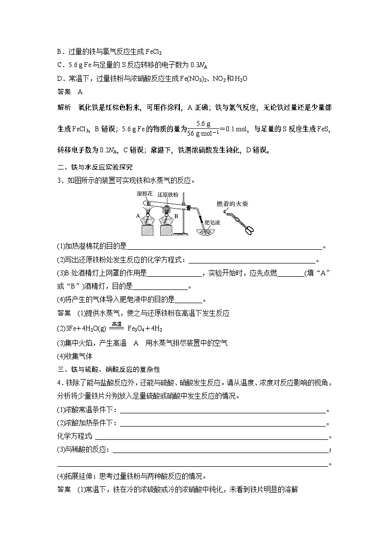 大单元二　第四章　第十二讲　铁及其氧化物和氢氧化物-备战2025年高考化学大一轮复习课件（人教版）03